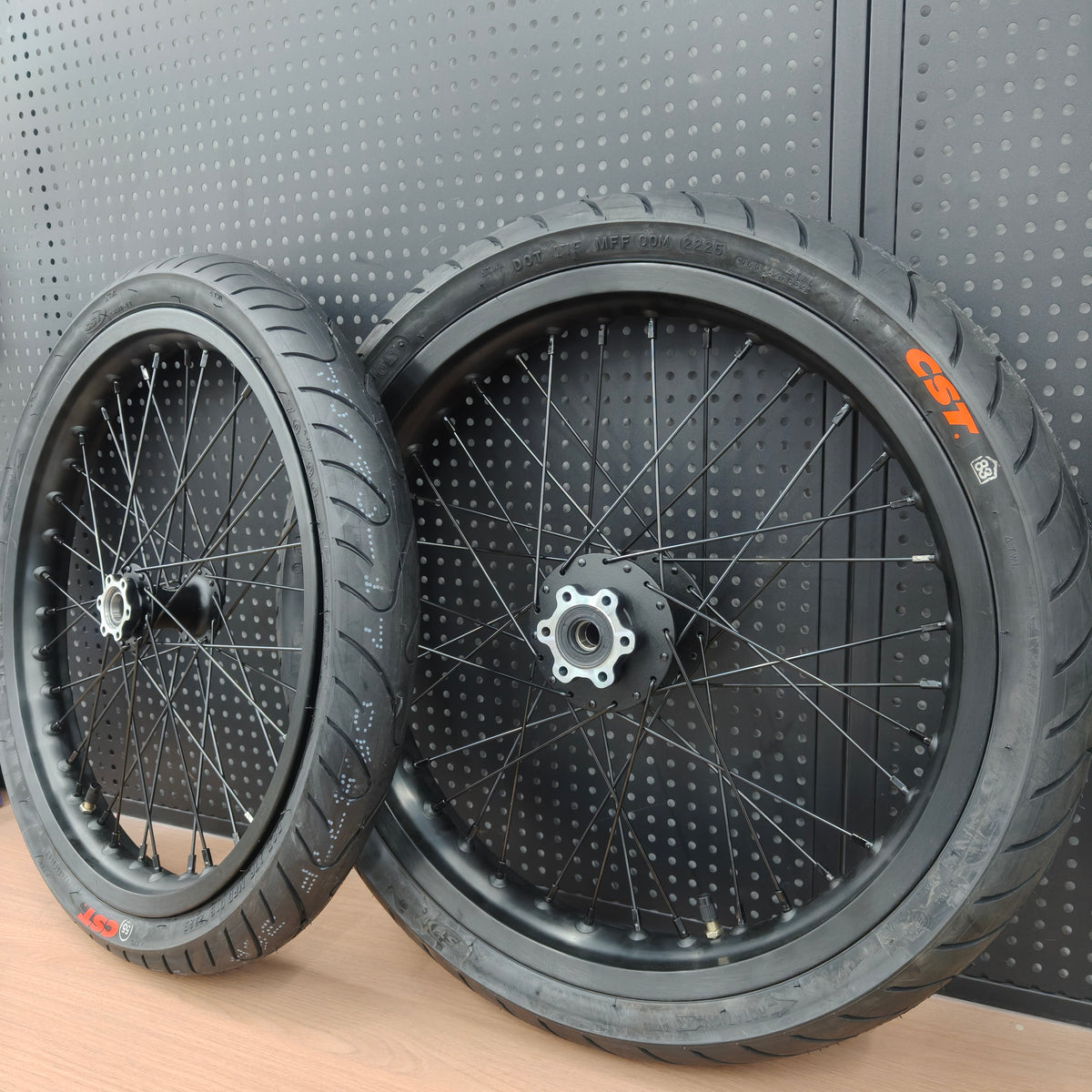 Surron CST Chrome/Black supermoto tires