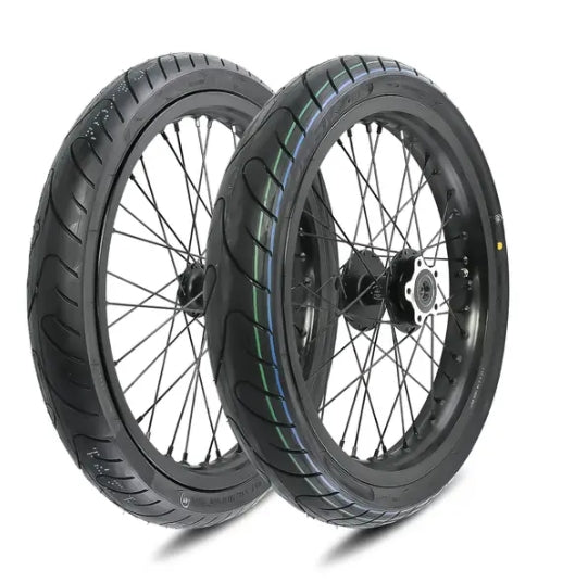 Surron LBX/Eride Pro Chrome and black wheel set PRE-ORDER