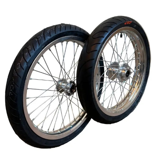 Surron LBX/Eride Pro Chrome and black wheel set PRE-ORDER