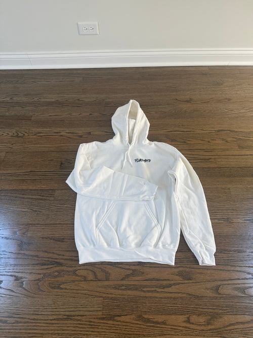 Mens/White Need Money For Chi Hoodie